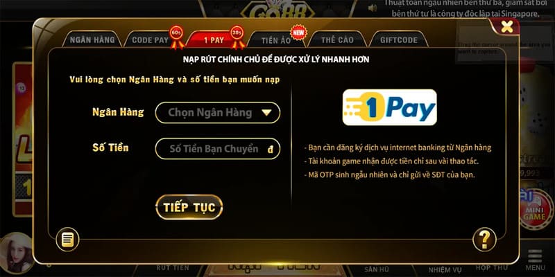 nạp tiền Go88 lỗi
